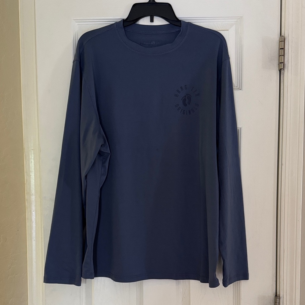 Hang Ten Classic Blue Long Sleeve SPF Swim rash guard /coverup